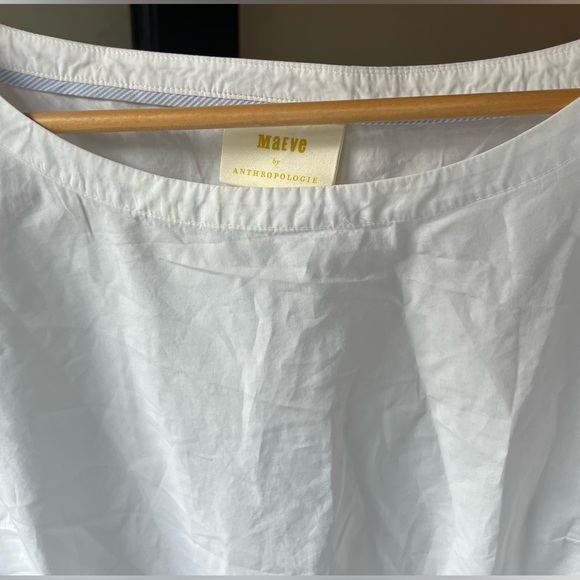 Maeve Anthropologie Darla Poplin Cotton Swing Top - Picture 8 of 11